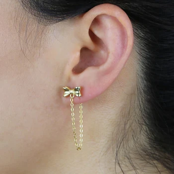 New bow tie shape charm earring with chain paved long tassel dangle earring for women lady wedding earring jewelry gift
New bow tie shape charm earring with chain paved long tassel dangle earring for women lady wedding earring jewelry gift