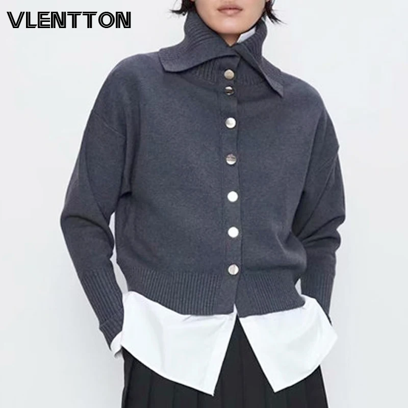 2020 Autumn Winter Women Fashion Vintage Knitted Turtleneck Sweater Cardigans Chic Button Long Sleeve Jacket Tops Loose Outwear
2020 Autumn Winter Women Fashion Vintage Knitted Turtleneck Sweater Cardigans Chic Button Long Sleeve Jacket Tops Loose Outwear