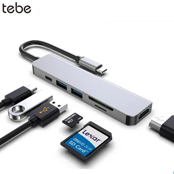 tebe USB C HUB Type C to Multi USB 3.0 HDMI Card Reader Adapter Dock for MacBook Pro Huawei Mate 30 USB-C 3.1 Splitter Hub
tebe USB C HUB Type C to Multi USB 3.0 HDMI Card Reader Adapter Dock for MacBook Pro Huawei Mate 30 USB-C 3.1 Splitter Hub