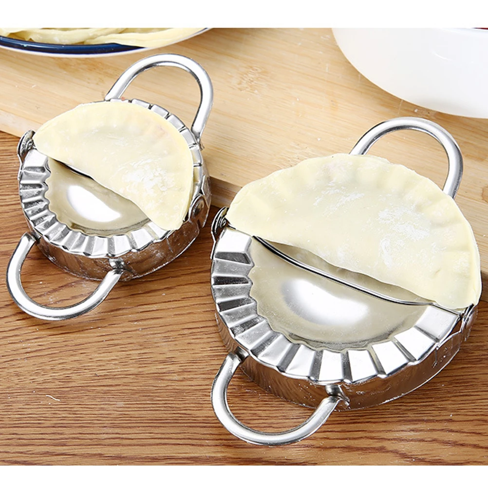 Stainless Steel Dumpling Mold DIY Dumpling Mold Dumpling Wrapper Cutter Eco-Friendly Pastry Tools Dumpling Jiaozi Maker Device
Stainless Steel Dumpling Mold DIY Dumpling Mold Dumpling Wrapper Cutter Eco-Friendly Pastry Tools Dumpling Jiaozi Maker Device