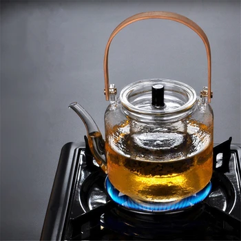 1L 2-in-1 Steaming and Boiling Glass Teapot Heat-resistant Tea Maker with Bamboo Handle Boiling Teapot Steaming Teapot Teaware
1L 2-in-1 Steaming and Boiling Glass Teapot Heat-resistant Tea Maker with Bamboo Handle Boiling Teapot Steaming Teapot Teaware