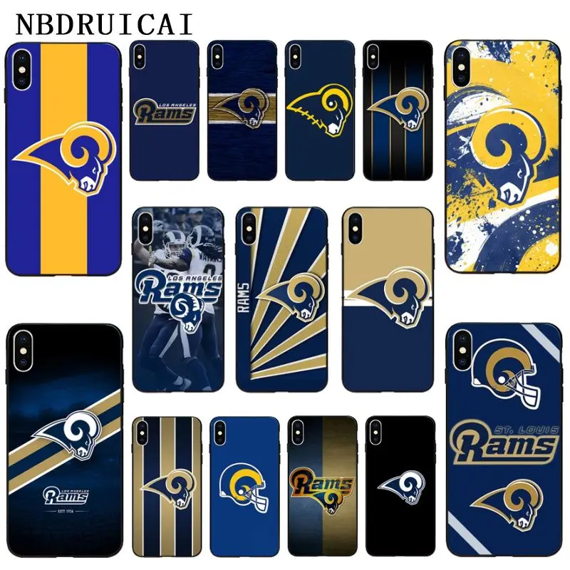 NBDRUICAI Los Angeles Rams TPU Soft Silicone Phone Case Cover for iPhone 11 pro XS MAX 8 7 6 6S Plus X 5 5S SE XR case
NBDRUICAI Los Angeles Rams TPU Soft Silicone Phone Case Cover for iPhone 11 pro XS MAX 8 7 6 6S Plus X 5 5S SE XR case