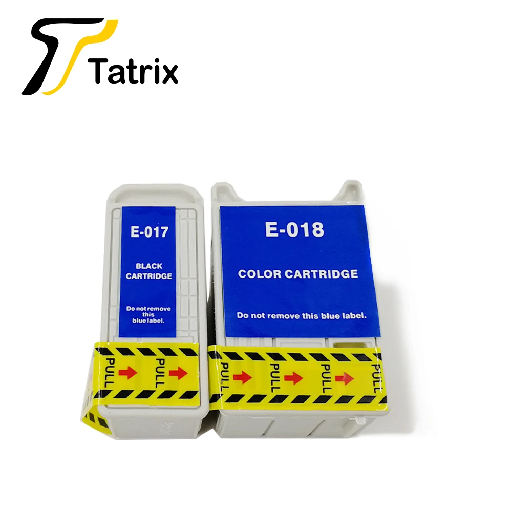 Совместимый чернильный картридж Tatrix для Epson T017 T018, картридж для принтера Epson Stylus Color 680 Color 777 Color 777 Color 777i 1000ICS
Совместимый чернильный картридж Tatrix для Epson T017 T018, картридж для принтера Epson Stylus Color 680 Color 777 Color 777 Color 777i 1000ICS