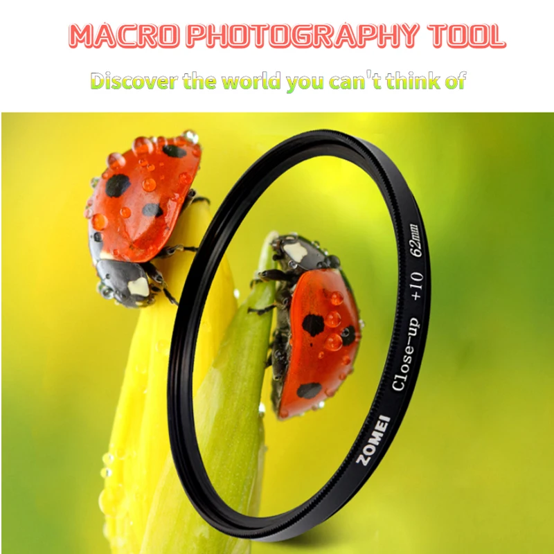 G series 18-55 Novice lens Macro Close 67mm SLR Camera 58/77mm Filter for Magnifying Glass Micro Toy 55 Phone 52 49 82 72 Shots
G series 18-55 Novice lens Macro Close 67mm SLR Camera 58/77mm Filter for Magnifying Glass Micro Toy 55 Phone 52 49 82 72 Shots