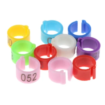 50 Pcs Plastic Split Pigeon Leg Rings Identify Bands Training Rings 
50 Pcs Plastic Split Pigeon Leg Rings Identify Bands Training Rings