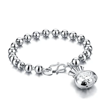 Jewelry Men 925 Sterling silver bracelets links & chainssilver charm Blessing Bracelet for Bangle Male Accessory Wholesale
Jewelry Men 925 Sterling silver bracelets links & chainssilver charm Blessing Bracelet for Bangle Male Accessory Wholesale