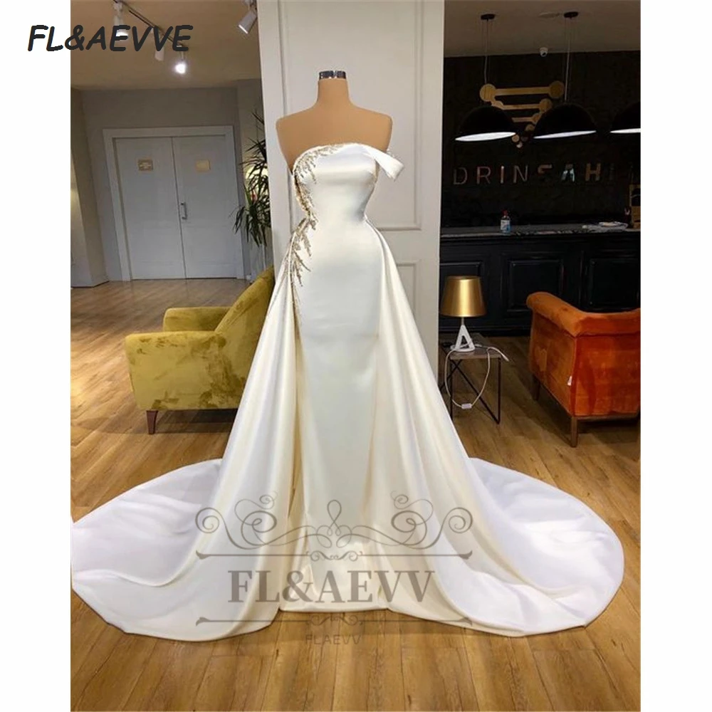 2021 White Evening Dress A Line Strapless Sleeveless Beads with Train Floor Length Evening Prom Party Gowns
2021 White Evening Dress A Line Strapless Sleeveless Beads with Train Floor Length Evening Prom Party Gowns