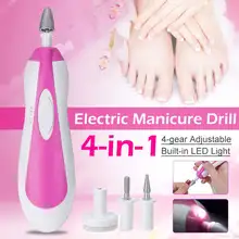 4 en 1 électrique perceuse à ongles Machine sans fil clou Shaper manucure dispositif ongles Shaper manucure outils pour manucure ongles(China)
