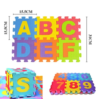 36pcs Baby Toy Foam Puzzle Mat Educational Play Mat Baby Alphabet Crawling Mats Carpet Early Teaching Floor Mats Learning Tools 
36pcs Baby Toy Foam Puzzle Mat Educational Play Mat Baby Alphabet Crawling Mats Carpet Early Teaching Floor Mats Learning Tools