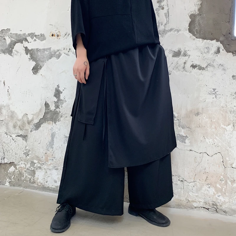 2020 Spring And Autumn New Japanese Yamamoto Dark Broken Ring Deconstruction Irregular Solid Color Wide Leg Pants Black S-XL
2020 Spring And Autumn New Japanese Yamamoto Dark Broken Ring Deconstruction Irregular Solid Color Wide Leg Pants Black S-XL