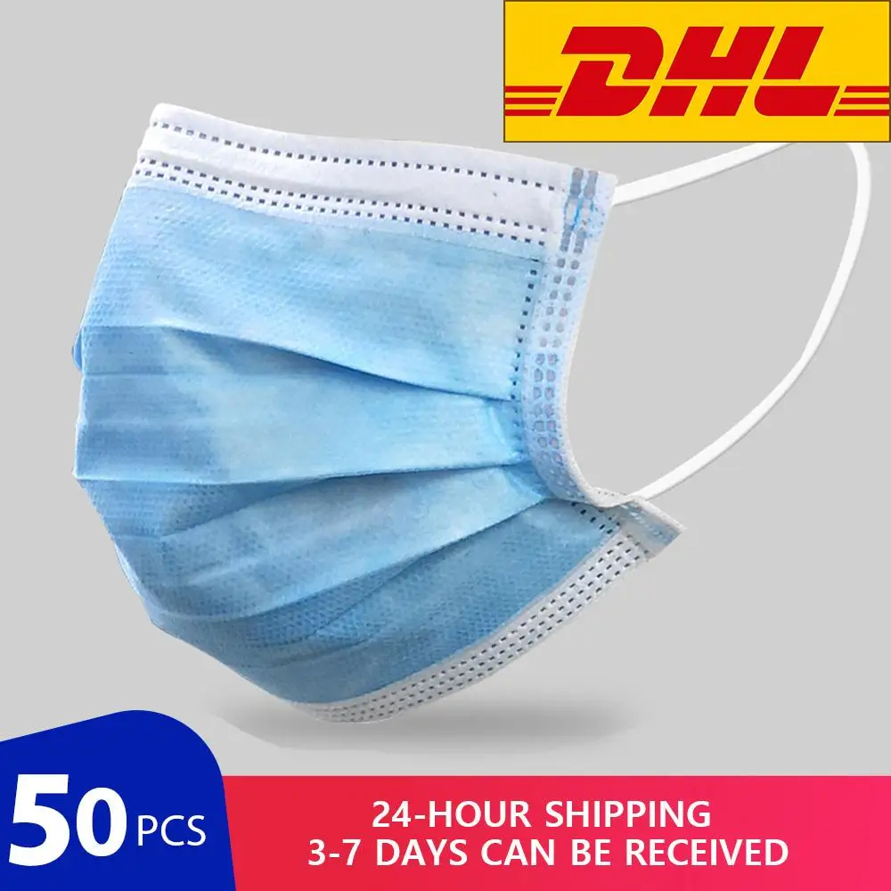 DHL Shipping 50PCS Disposable Anti Dust Mask Daily Protective Mask Anti Fog Dust-proof Non-woven Melt Blown Three-layer Mask
DHL Shipping 50PCS Disposable Anti Dust Mask Daily Protective Mask Anti Fog Dust-proof Non-woven Melt Blown Three-layer Mask