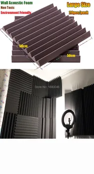 High-density 20pcs Triangle Ceiling Acoustic Foam EMS Fast Shipping black color Sound Insulation Studio acoustic panel
High-density 20pcs Triangle Ceiling Acoustic Foam EMS Fast Shipping black color Sound Insulation Studio acoustic panel