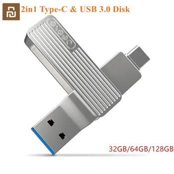 Youpin Jessis U Disk 32GB 64GB 128GB Recorder USB 3.0 To Type-C Dual Interface Flash Drive OTG Memory Disk For Phone Tablet PC
Youpin Jessis U Disk 32GB 64GB 128GB Recorder USB 3.0 To Type-C Dual Interface Flash Drive OTG Memory Disk For Phone Tablet PC
