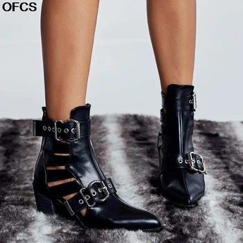 Retro Style Women Boots Pointed Toe PU Leather Buckle Boots Casual Cowgirl Boots Lady Casual Shoes Low Heel Snake Fashion Shoes
Retro Style Women Boots Pointed Toe PU Leather Buckle Boots Casual Cowgirl Boots Lady Casual Shoes Low Heel Snake Fashion Shoes