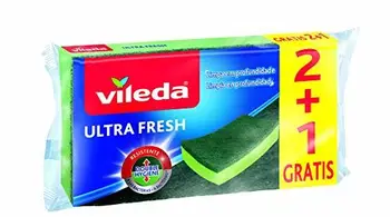 Vileda Ultrafresh Pack of 3 Scouring Sponge Anti Bacteria 
Vileda Ultrafresh Pack of 3 Scouring Sponge Anti Bacteria