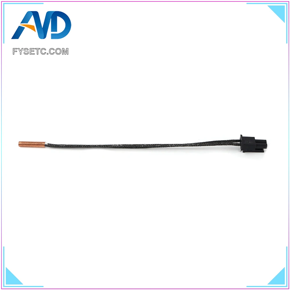 3D Printer Parts Clone Mosquito Thermistor Temperature Sensor for High Temperature 450 Degrees 15mm Lenght 3mm Dia Molex Connect
3D Printer Parts Clone Mosquito Thermistor Temperature Sensor for High Temperature 450 Degrees 15mm Lenght 3mm Dia Molex Connect