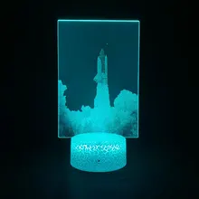 Space Shuttle 3D Graphic Lamp Night Light Creative Touch Remote Control Colorful Atmosphere Led Visual Light Gifts for Kids Boys
Space Shuttle 3D Graphic Lamp Night Light Creative Touch Remote Control Colorful Atmosphere Led Visual Light Gifts for Kids Boys