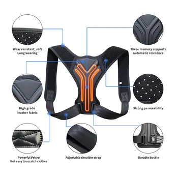 Adjustable Intelligent Posture Trainer Smart Posture Corrector Upper Back Brace Clavicle Support for Men and Women Pain Relief
Adjustable Intelligent Posture Trainer Smart Posture Corrector Upper Back Brace Clavicle Support for Men and Women Pain Relief