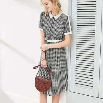 Runway Designer New Retro Print Short Sleeves Loose Temperament Belt Dress Women'S Clothing Spring And Summer High Quality
Runway Designer New Retro Print Short Sleeves Loose Temperament Belt Dress Women'S Clothing Spring And Summer High Quality