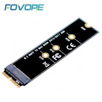 M key M.2 PCIe AHCI SSD Adapter Card for MACBOOK Air 2013 2014 2015 2017 A1465 A1466 Pro A1398 A1502 A1419 2230-2280 SSD
M key M.2 PCIe AHCI SSD Adapter Card for MACBOOK Air 2013 2014 2015 2017 A1465 A1466 Pro A1398 A1502 A1419 2230-2280 SSD