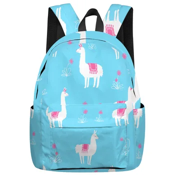 Cartoons Alpaca Lama Blue Backpack College Students Laptop Backpack Book Bag Casual School Bag
Cartoons Alpaca Lama Blue Backpack College Students Laptop Backpack Book Bag Casual School Bag