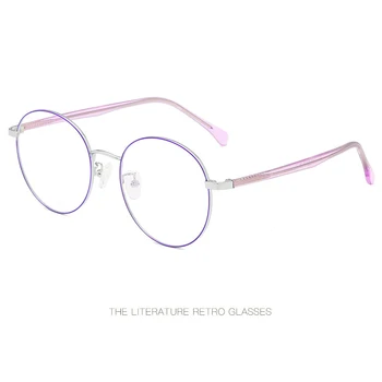 Exquisite round texture glasses comfortable literary simple flat mirror can be equipped with myopia trend glasses frame.
Exquisite round texture glasses comfortable literary simple flat mirror can be equipped with myopia trend glasses frame.