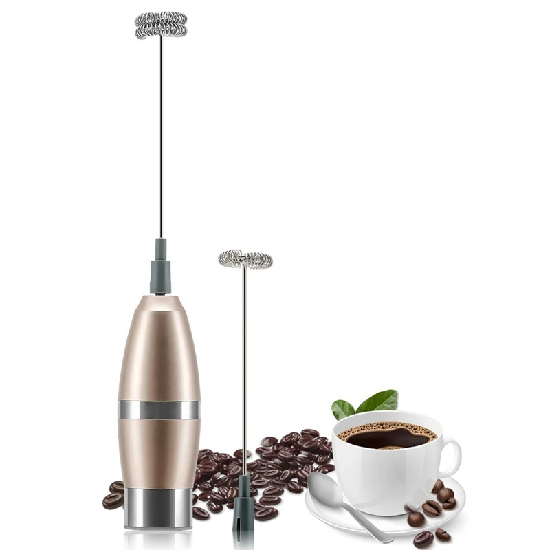 Milk Frother Handheld Whisk - Battery Operated Electric Foam Maker Frother For Milk, Coffee, Latte, Cappuccino, Chocolate, Drink
Milk Frother Handheld Whisk - Battery Operated Electric Foam Maker Frother For Milk, Coffee, Latte, Cappuccino, Chocolate, Drink