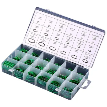 270pcs/set Suleve Air Conditioning Assortment Rubber Washer For R22 R134a Green Standard Parts Ring Gaskets Sets
270pcs/set Suleve Air Conditioning Assortment Rubber Washer For R22 R134a Green Standard Parts Ring Gaskets Sets
