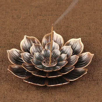 1Pc Retro Alloy Incense Buddhism Coil Lotus Censer Bronze/Copper Home Desk Decoration Craft Stick Cone Censer Plate Buddhism
1Pc Retro Alloy Incense Buddhism Coil Lotus Censer Bronze/Copper Home Desk Decoration Craft Stick Cone Censer Plate Buddhism