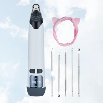 1 Set Electric Blackhead Remover Portable Pore Cleanser Facial Blackhead Beauty Instrument Special Pimple Pin Lovely Cat Ear Hea
1 Set Electric Blackhead Remover Portable Pore Cleanser Facial Blackhead Beauty Instrument Special Pimple Pin Lovely Cat Ear Hea