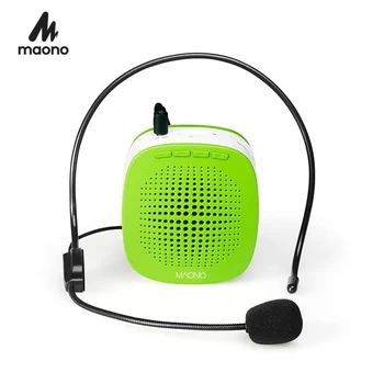 MAONO Portable Speaker Amplifier Mini Voice Megaphone Waist Band Clip Support TF Card U Disk for Teacher Tour Guide Promotion
MAONO Portable Speaker Amplifier Mini Voice Megaphone Waist Band Clip Support TF Card U Disk for Teacher Tour Guide Promotion
