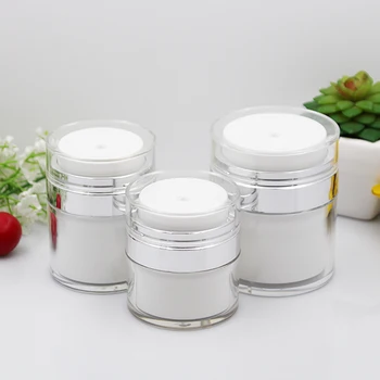 30g empty Acrylic Cream jars Vacuum press lotion jar Press Style Cream Emulsion Bottles Mask Skin Care cosmetic container
30g empty Acrylic Cream jars Vacuum press lotion jar Press Style Cream Emulsion Bottles Mask Skin Care cosmetic container