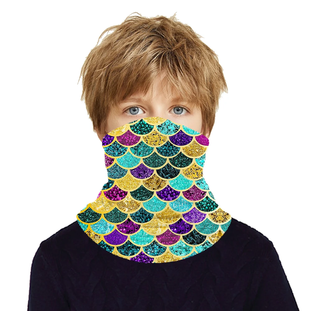 Women Neck Warmer Mermaid Fish Scales Scarf Cycling Outdoor Sports Windproof Dustproof Bandana Child/Adult Warm Scarves
Women Neck Warmer Mermaid Fish Scales Scarf Cycling Outdoor Sports Windproof Dustproof Bandana Child/Adult Warm Scarves