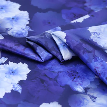 Blue White Flower Printing Elastic Satin Natural Mulberry Silk Fabric Diy Sewing Dress
Blue White Flower Printing Elastic Satin Natural Mulberry Silk Fabric Diy Sewing Dress