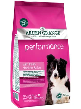 ARDEN GRANGE ARDEN GRANGE PERFORMANCE for active dogs of all breeds with chicken and rice
ARDEN GRANGE ARDEN GRANGE PERFORMANCE for active dogs of all breeds with chicken and rice