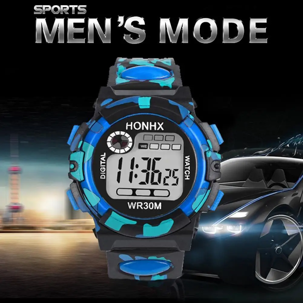 Honhx Men's Student Children's Electronic Watch Led Multi-function Sports Watch 62 One Eye Camouflage Led Watch Men Sports Watch
Honhx Men's Student Children's Electronic Watch Led Multi-function Sports Watch 62 One Eye Camouflage Led Watch Men Sports Watch