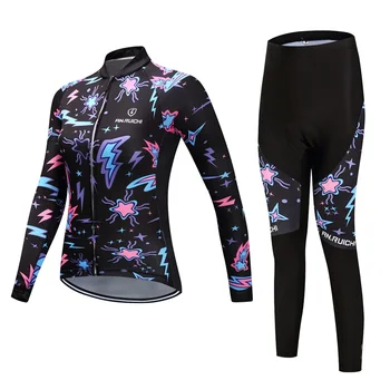 New Spring Autumn Breathable Cycling Clothing Women Long Sleeve Jersey Suit Outdoor Riding Bike MTB Cycling Jersey Bib Pants Set
New Spring Autumn Breathable Cycling Clothing Women Long Sleeve Jersey Suit Outdoor Riding Bike MTB Cycling Jersey Bib Pants Set