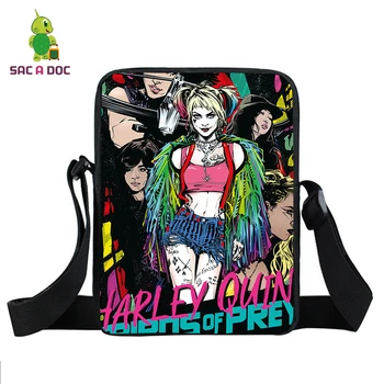 New Harley Quinn Crossbody Bags Mini Shoulder Bag Suicide Squad Purses Handbags for Teenage Girls Clutch Bag Travel Hang Bags 
New Harley Quinn Crossbody Bags Mini Shoulder Bag Suicide Squad Purses Handbags for Teenage Girls Clutch Bag Travel Hang Bags
