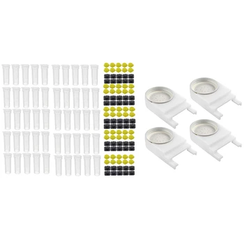 4 Pack Entrance Feeder Beehive Feeder with 50PCS Plastic Protective Cover Cage Cell Box Cup Rearing Bees King Tools
4 Pack Entrance Feeder Beehive Feeder with 50PCS Plastic Protective Cover Cage Cell Box Cup Rearing Bees King Tools