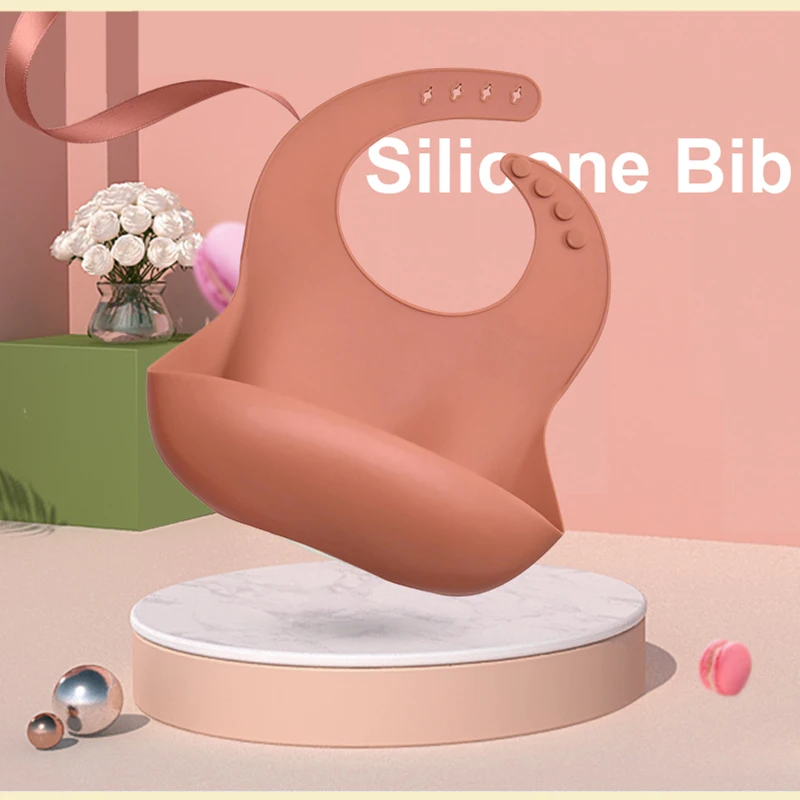 Silicone Bibs- (1)