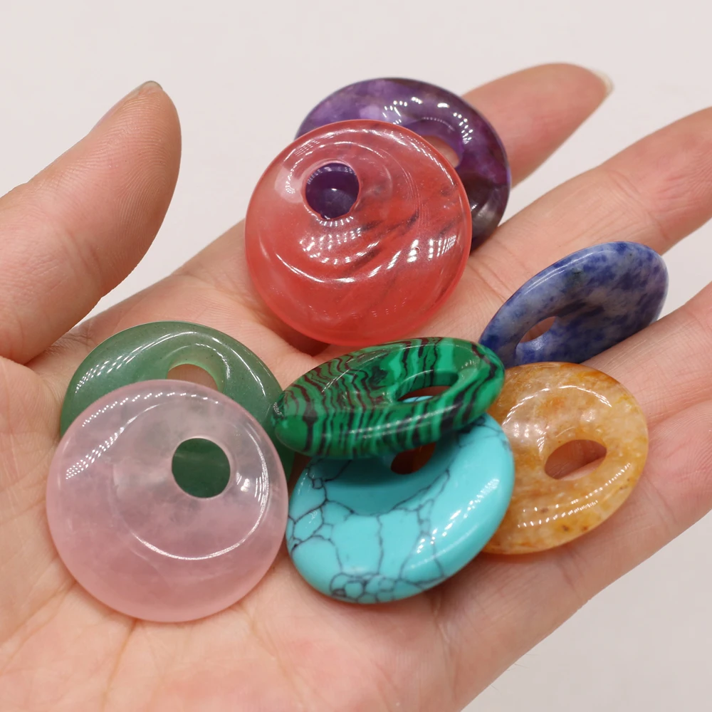 Natural Agates Stone Bead Exquisite Big Hole Round Bead for Women Making DIY Necklace Errings Gift Size 30x30mm Hole 8.5mm
Natural Agates Stone Bead Exquisite Big Hole Round Bead for Women Making DIY Necklace Errings Gift Size 30x30mm Hole 8.5mm