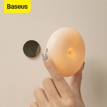 Baseus Intelligent LED Night Light Infrared Motion Sensor Induction LED Wall Lamp Rechargeable Night Lamp For Corridor Wardrobe
Baseus Intelligent LED Night Light Infrared Motion Sensor Induction LED Wall Lamp Rechargeable Night Lamp For Corridor Wardrobe