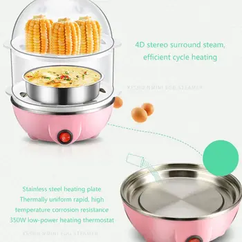 Electric Rapid Egg Cooker Single Layer / Double Layer Optional Large Capacity Multifunctional with Auto Shut off Feature
Electric Rapid Egg Cooker Single Layer / Double Layer Optional Large Capacity Multifunctional with Auto Shut off Feature
