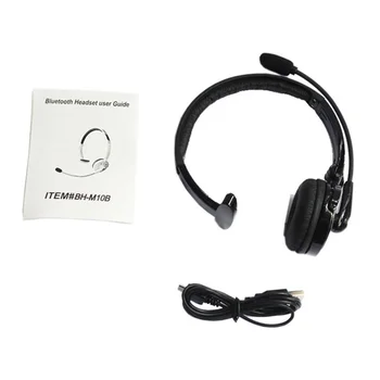 M10B Bluetooth V2.1 EDR Headset Wireless Handsfree Business Headphone Noise-Cancelling for Salesman Customer Service
M10B Bluetooth V2.1 EDR Headset Wireless Handsfree Business Headphone Noise-Cancelling for Salesman Customer Service