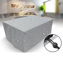 À prova dwaterproof água ao ar livre pátio jardim mobiliário cobre chuva neve capas de cadeira para sofá mesa cadeira à prova de poeira capa(China)