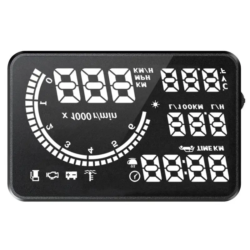 Color I9 5.5 Inch Hud Car Heads-Up Display Led Windshield Projector Obd2 Scanner Speed Warning Fuel Consumption Data
Color I9 5.5 Inch Hud Car Heads-Up Display Led Windshield Projector Obd2 Scanner Speed Warning Fuel Consumption Data