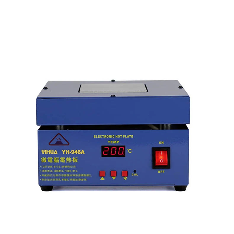 Digital display heating platform YIHUA 946A Temperature-regulating micro-heating plate constant-temperature table heating table
Digital display heating platform YIHUA 946A Temperature-regulating micro-heating plate constant-temperature table heating table