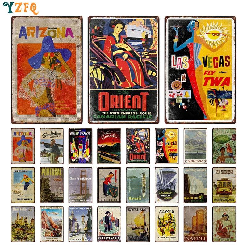 Travel City Poster Decor Tin Vintage Metal Sign Plaque Plate For Bar Cafe Living Room Wall Decoration Gft Wholesale DU-13108A
Travel City Poster Decor Tin Vintage Metal Sign Plaque Plate For Bar Cafe Living Room Wall Decoration Gft Wholesale DU-13108A