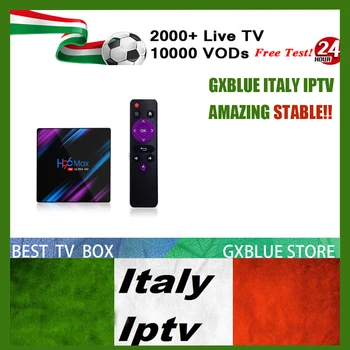 H96 Max Android 9.0 RK3318 IPTV Box GXBLUE Italy IPTV Subscription 2000 Channel Italia Germany Mediaset Premium set top of Box
H96 Max Android 9.0 RK3318 IPTV Box GXBLUE Italy IPTV Subscription 2000 Channel Italia Germany Mediaset Premium set top of Box