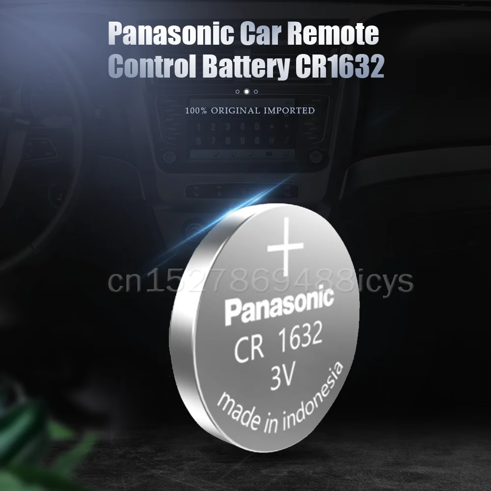 10 шт. 100% оригинальный PANASONIC CR1632 CR 1632 3 В литиевая батарея для часов калькулятор